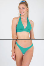Carregar imagem no visualizador da galeria, Model Front: Rio De Sol Set Set Opal Halter-Cos Essential-Comfy
