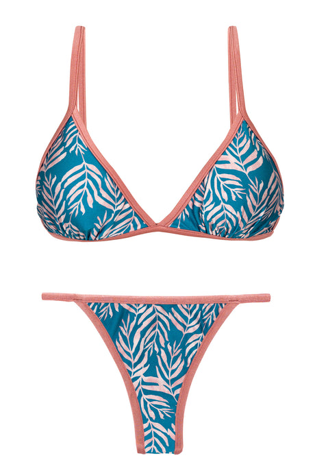 Product Front: Rio De Sol Set Set Palms-Blue Tri-Fixo California