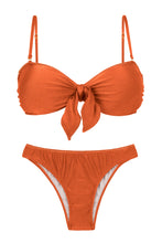 Carregar imagem no visualizador da galeria, Product Front: Rio De Sol Set Set Paprica Bandeau-No Essential
