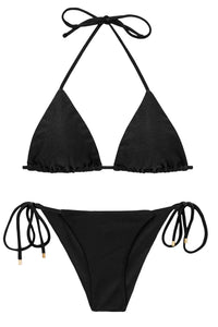 Product Front: Rio De Sol Set Set Shimmer-Black Tri-Inv Cheeky-Tie