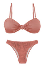Carregar imagem no visualizador da galeria, Product Front: Rio De Sol Set Set Shimmer-Copper Bandeau-Joy Essential
