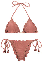 Carregar imagem no visualizador da galeria, Product Front: Rio De Sol Set Set Shimmer-Copper Frufru
