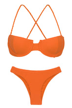 Carregar imagem no visualizador da galeria, Product Front: Rio De Sol Set Set St-Tpz-Tangerina Balconet Essential
