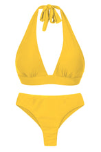 Carregar imagem no visualizador da galeria, Product Front: Rio De Sol Set Set Sunflower Halter-Cos Ciao
