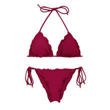 Carregar imagem no visualizador da galeria, Product Front: Rio De Sol Set Set Touch-Carmim Frufru
