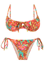 Carregar imagem no visualizador da galeria, Product Front: Rio De Sol Set Set Tropics Balconet-Tie Lacinho
