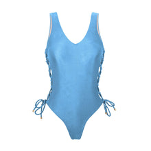 Carregar imagem no visualizador da galeria, Product Front: Rio De Sol Maiô Shimmer-Baltic-Sea Zoe
