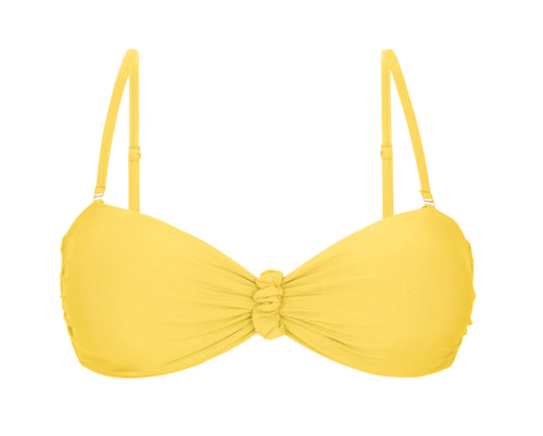 Product Front: Rio De Sol Soutien Top Amarelo Bandeau-Crispy