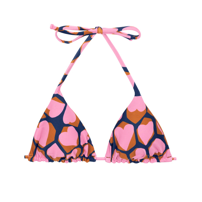 Product Front: Rio De Sol Soutien Top Amore-Pink Tri-Inv