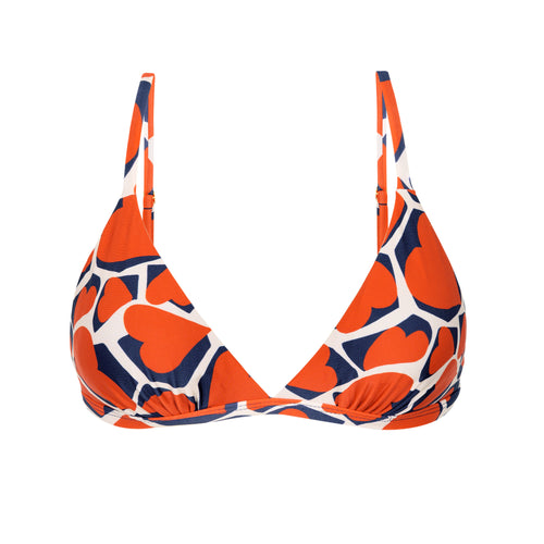 Product Front: Rio De Sol Soutien Top Amore-Red Tri-Fixo