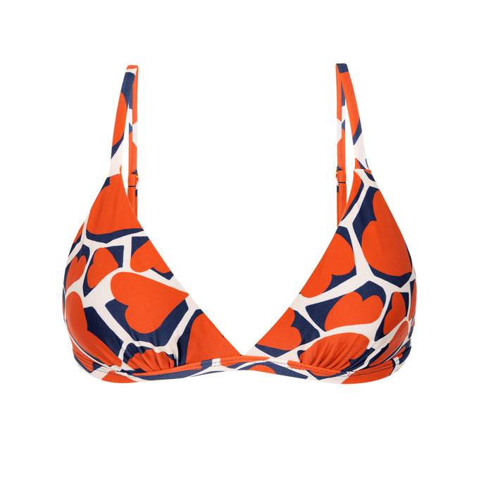 Product Front: Rio De Sol Soutien Top Amore-Red Tri-Fixo