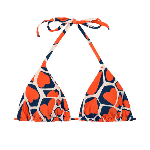 Product Front: Rio De Sol Soutien Top Amore-Red Tri-Inv