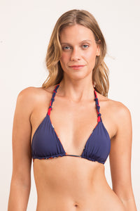 Image 13: Rio De Sol Soutien Top Amore-Red Tri-Rev