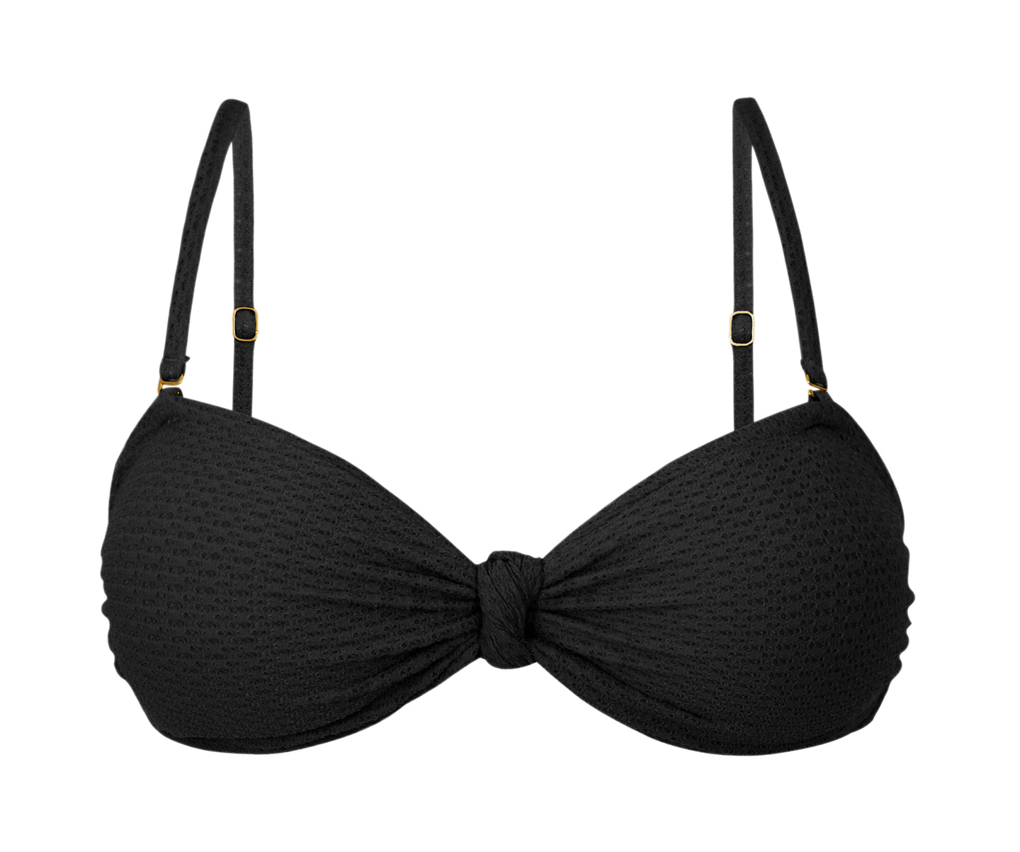 Product Front: Rio De Sol Soutien Top Bora-Black Bandeau-Joy
