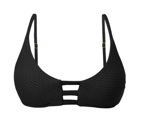 Product Front: Rio De Sol Soutien Top Bora-Black Bra-Trio