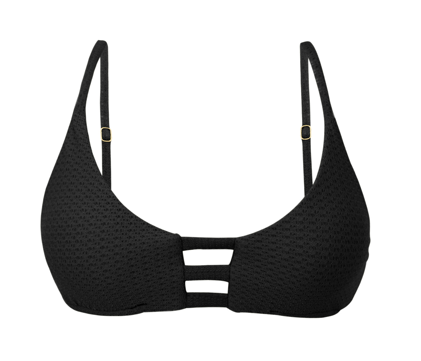 Product Front: Rio De Sol Soutien Top Bora-Black Bra-Trio