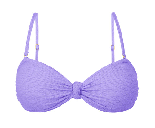 Product Front: Rio De Sol Soutien Top Bora-Lavanda Bandeau-Joy