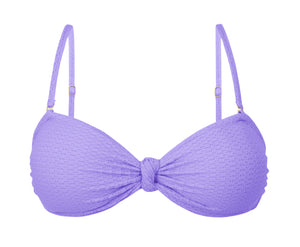 Product Front: Rio De Sol Soutien Top Bora-Lavanda Bandeau-Joy