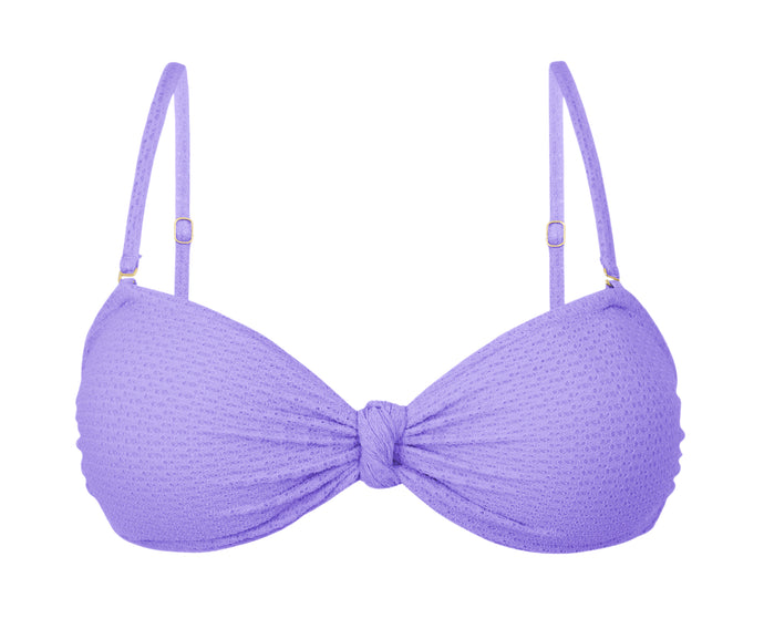 Product Front: Rio De Sol Soutien Top Bora-Lavanda Bandeau-Joy