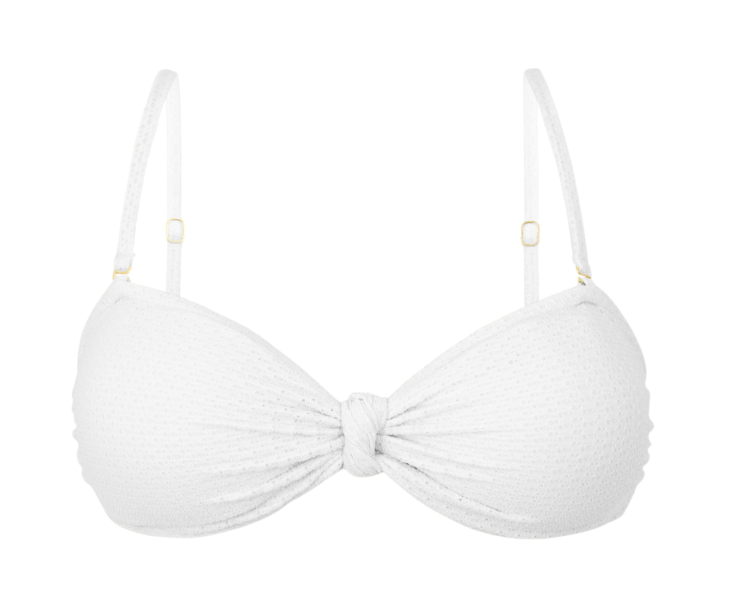 Product Front: Rio De Sol Soutien Top Bora-White Bandeau-Joy