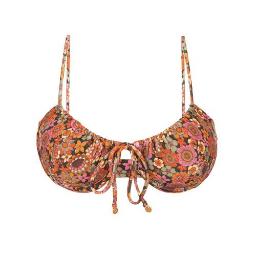 Product Front: Rio De Sol Soutien Top Bouquet Balconet-Tie