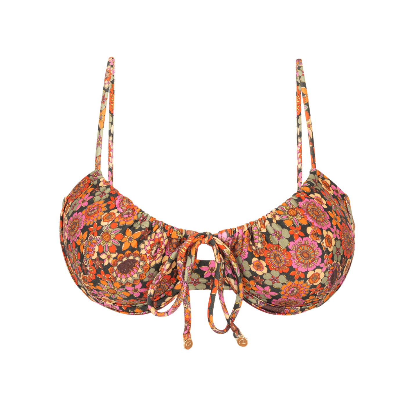 Product Front: Rio De Sol Soutien Top Bouquet Balconet-Tie