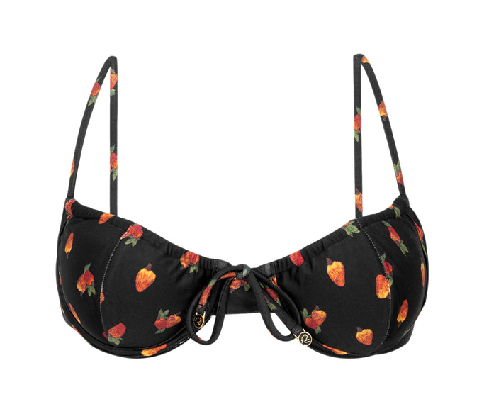 Product Front: Rio De Sol Soutien Top Cashew Balconet-Tie