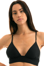 Carregar imagem no visualizador da galeria, Gallery: Rio De Sol Soutien Top Cloque Preto Tri Cos
