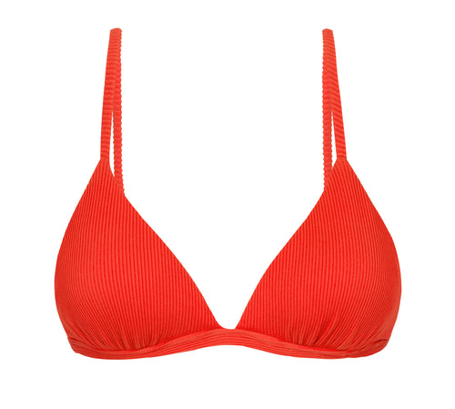 Product Front: Rio De Sol Soutien Top Cotele-Tomate Tri-Fixo