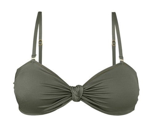 Product Front: Rio De Sol Soutien Top Croco Bandeau-Joy