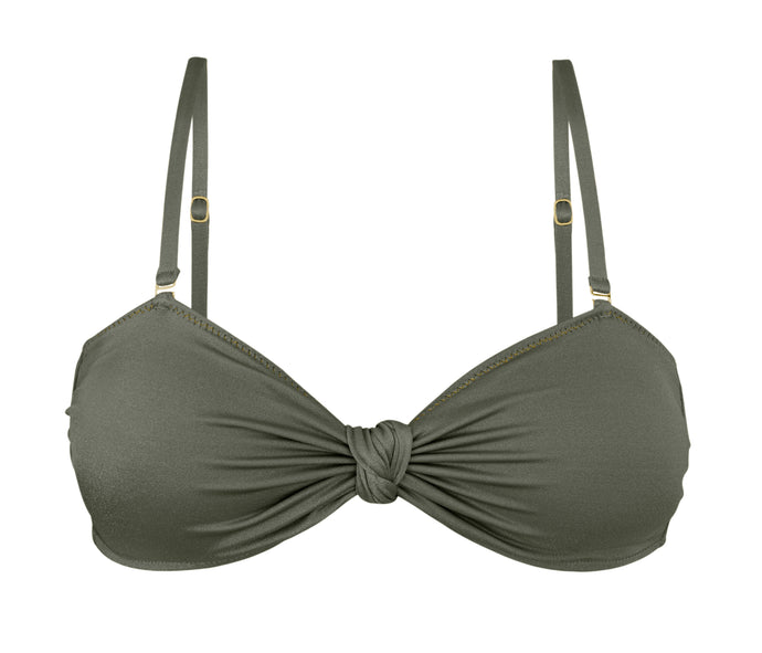 Product Front: Rio De Sol Soutien Top Croco Bandeau-Joy