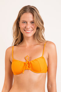 Gallery: Rio De Sol Soutien Top Dots-Mango Balconet-Tie
