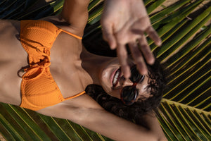 Image 06: Rio De Sol Soutien Top Dots-Mango Balconet-Tie