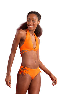 Image 04: Rio De Sol Soutien Top Dots-Orange Kate