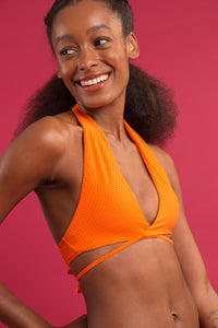 Image 09: Rio De Sol Soutien Top Dots-Orange Kate