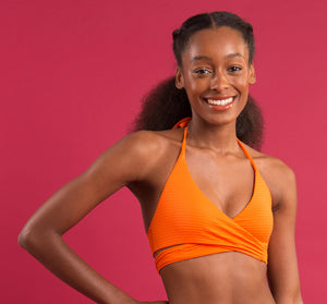 Image 10: Rio De Sol Soutien Top Dots-Orange Kate