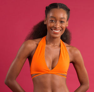 Image 12: Rio De Sol Soutien Top Dots-Orange Kate