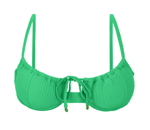 Product Front: Rio De Sol Soutien Top Dots-Tambourine Balconet-Tie