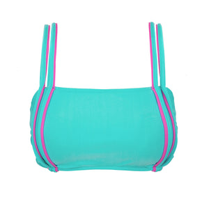 Product Front: Rio De Sol Soutien Top Duo Pink Blue