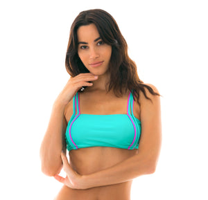 Gallery: Rio De Sol Soutien Top Duo Pink Blue