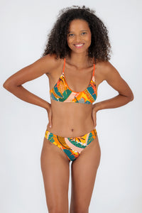 Model Front: Rio De Sol Soutien Top El-Arco Bralette-Orange