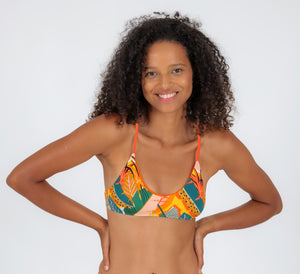 Image 08: Rio De Sol Soutien Top El-Arco Bralette-Orange