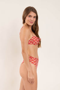 Image 04: Rio De Sol Soutien Top Floral-Scales Balconet-Tie