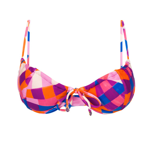 Product Front: Rio De Sol Soutien Top Funny Balconet-Tie