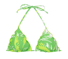 Carregar imagem no visualizador da galeria, Product Front: Rio De Sol Soutien Top Green-Palms Frufru
