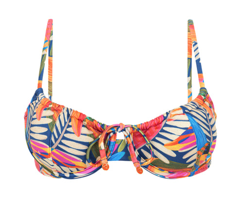 Product Front: Rio De Sol Soutien Top Jungle Balconet-Tie