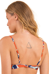 Image 07: Rio De Sol Soutien Top Leaves Bandeau-Joy