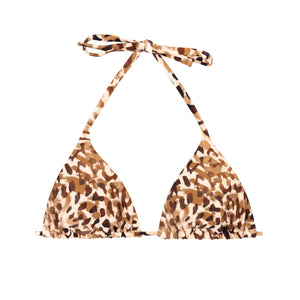 Product Front: Rio De Sol Soutien Top Leopard Tri-Inv