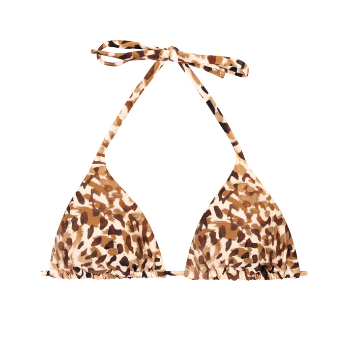 Product Front: Rio De Sol Soutien Top Leopard Tri-Inv