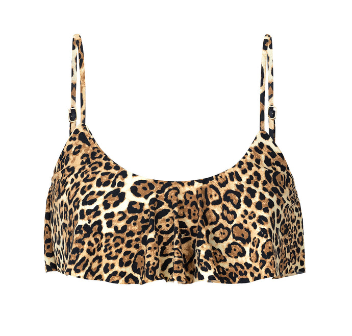 Product Front: Rio De Sol Soutien Top Leopardo Babado